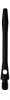 Основной вид Хвостовики Winmau Anodised Aluminium (Short) черного цвета
