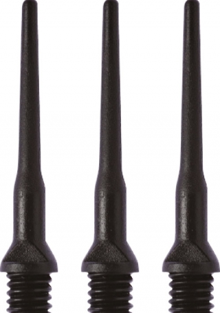 Электронный Дартс (дротики, мишени), Запасные пластиковые иглы softip Winmau (50шт) черные