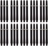 Подробнее о Набор из 10-ти комплектов хвостовиков Winmau Nylon с колечками (Medium) черного цвета