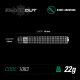 Дополнительный вид Дротики Winmau Blackout steeltip 22gr (профессиональный уровень)