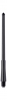 Основной вид Хвостовики Winmau серии Stealth (Short) черного цвета 